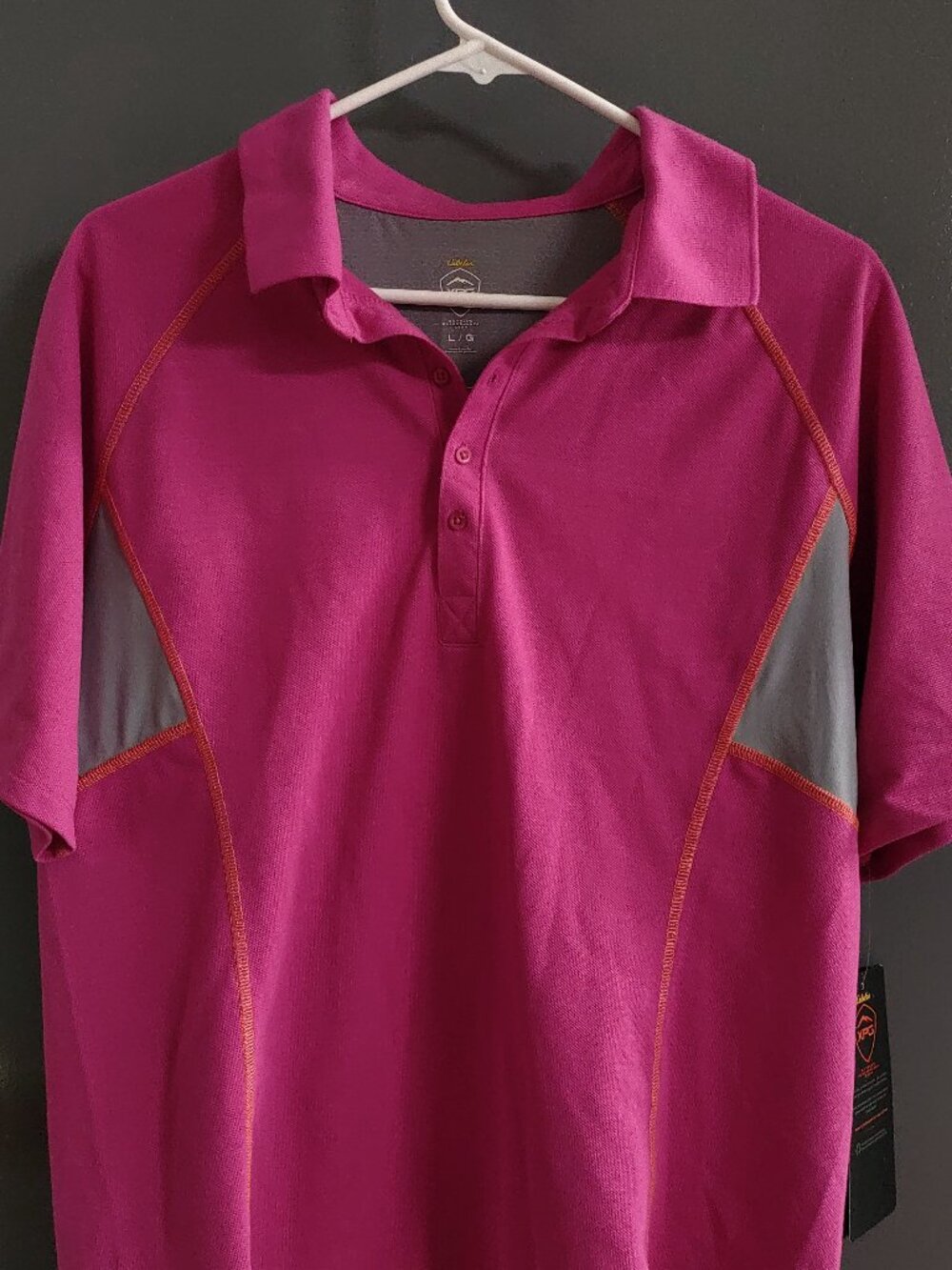 Cabela's XPG Polo Shirt Men's Large Cool Phase Extreme Performance Gear